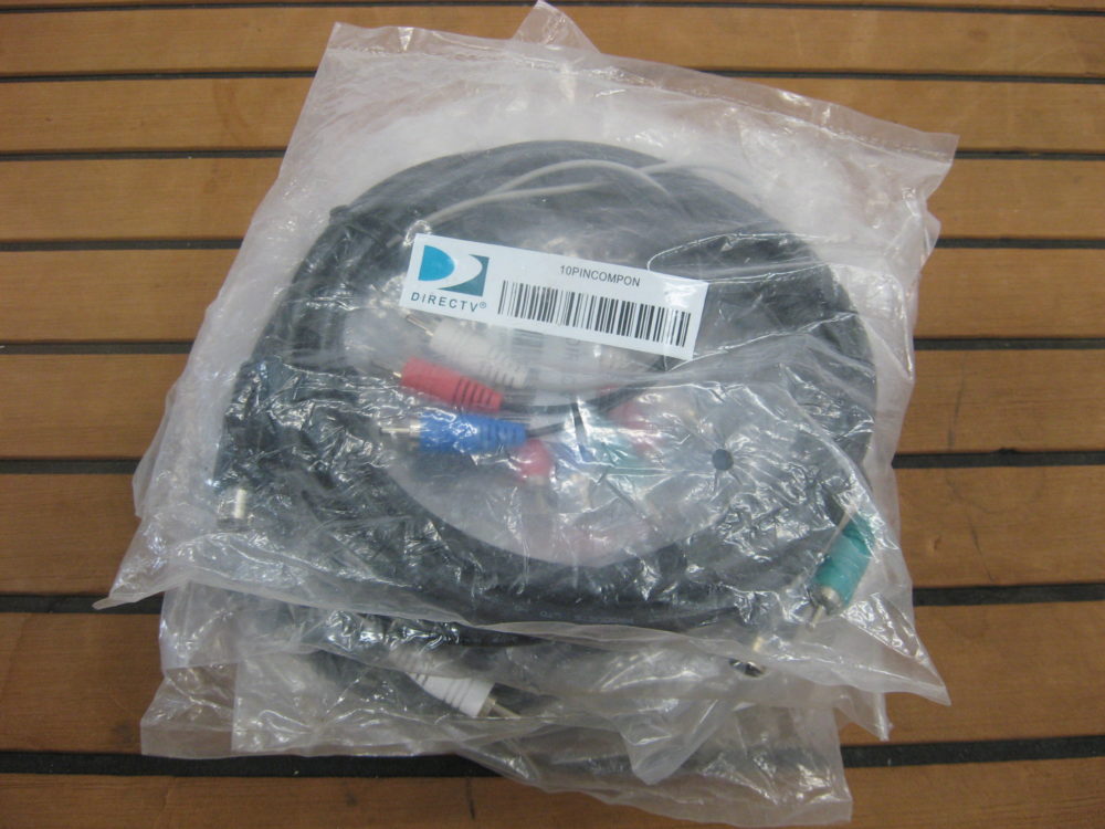 Lot of 8 DirecTV 10 Pin Component Cables Free US Shipping Max