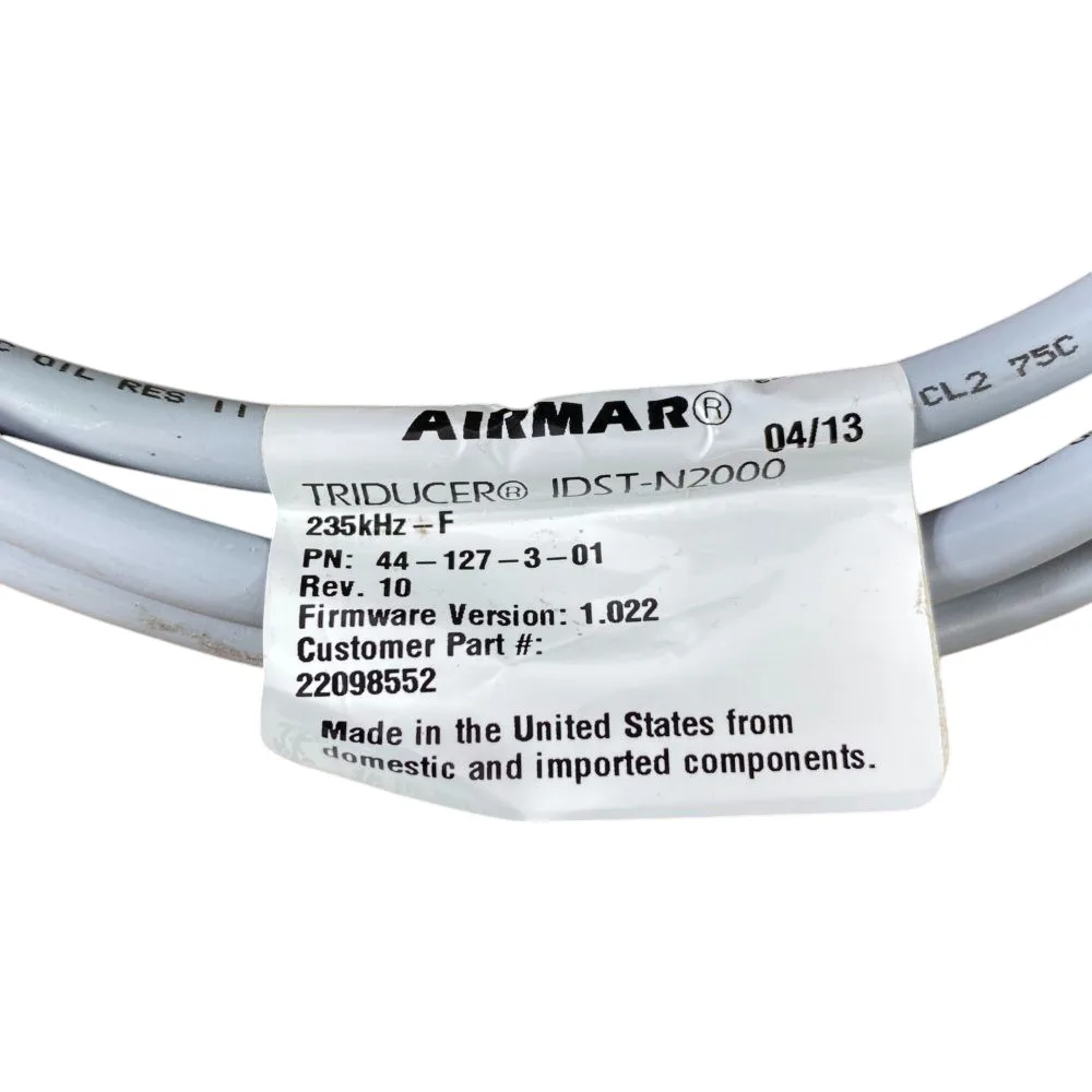 Simrad Dst Simrad Lowrance Airmar DST800 22098552 Plastic Thru Hull Transducer N2K ...