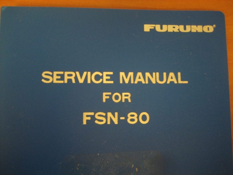 Furuno  FSN-80 Satellite Navigator Hard Cover Service Manual