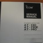 ICOM AT-130, 130E, 140 HF Automatic Antenna Tuner Instruction Manual - Image 3