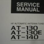 ICOM AT-130, 130E, 140 HF Automatic Antenna Tuner Instruction Manual - Image 2