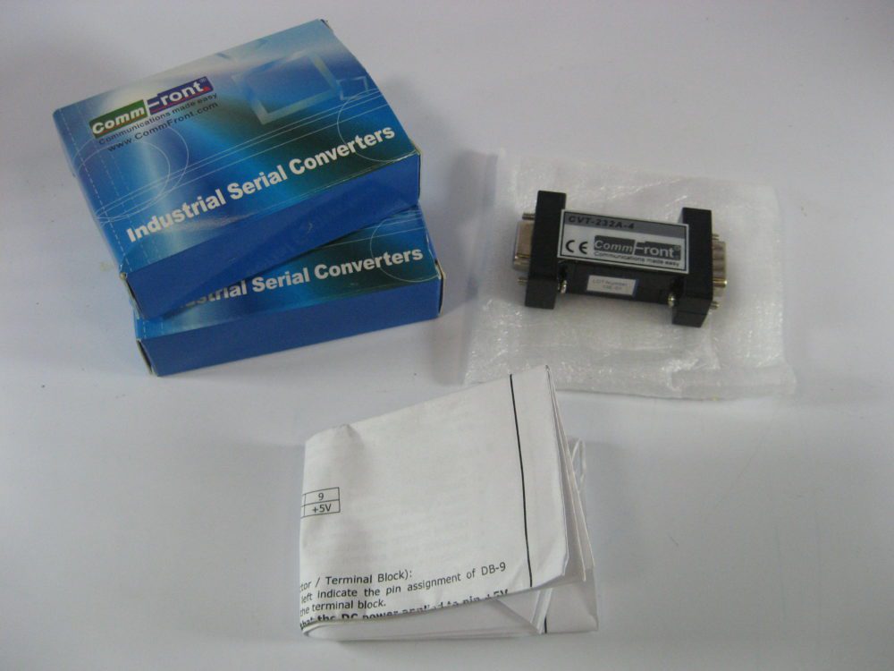 Lot of 2 CommFront CVT-232A-4 Industrial Serial Converters - Free US ...