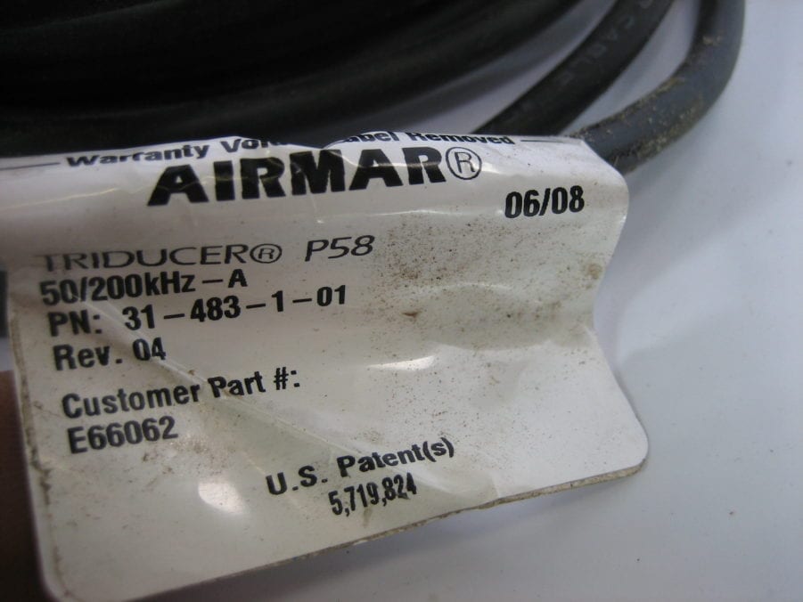 Raymarine E66062 A102138 P58 Transom Mt Transducer *NEW MISSING PARTS* - Image 8