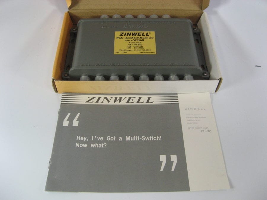 Zinwell WB68 Wide-Band 6x8 Multi-Switch - Free US Shipping - Image 2