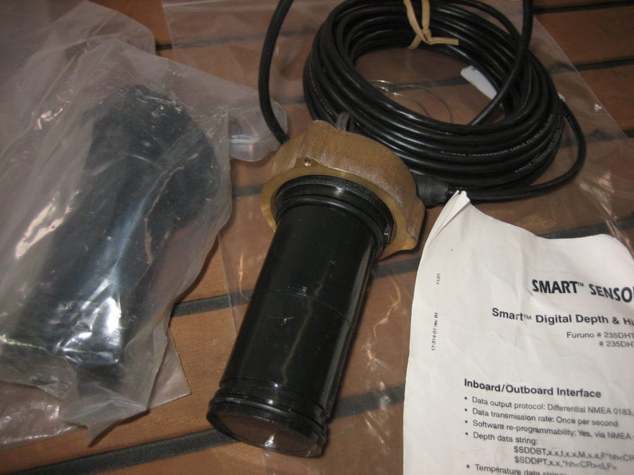 Furuno 235DHT-MSE NEW Thru-Hull Bronze NMEA Transducer f/RD-30 Z Navnet VX1 VX2 - Image 4