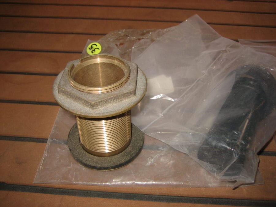 Furuno 235DHT-MSE NEW Thru-Hull Bronze NMEA Transducer f/RD-30 Z Navnet VX1 VX2 - Image 3