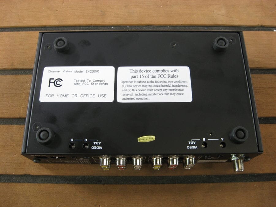 Channel Vision E4200IR High Performance RF Modulator w/ IR Engine - Image 7