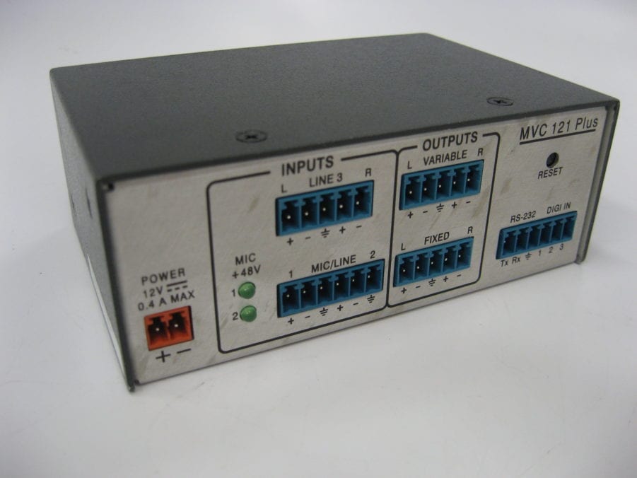 Extron 60109601 MVC 121 Plus Stereo Mixer Free US Shipping Max
