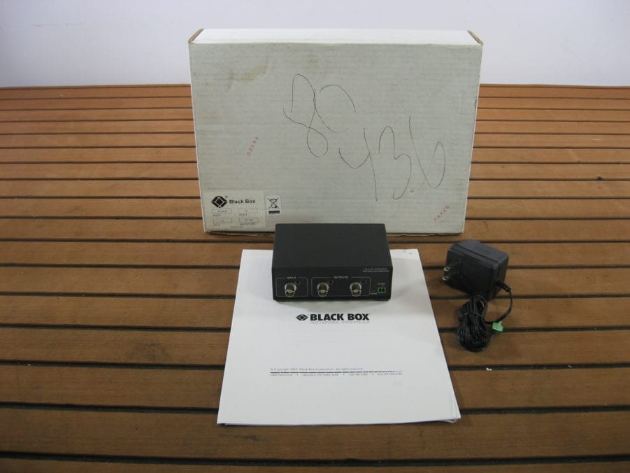 Black Box AC176A-R2 1-to-2 Composite Video Splitter - Free US Shipping