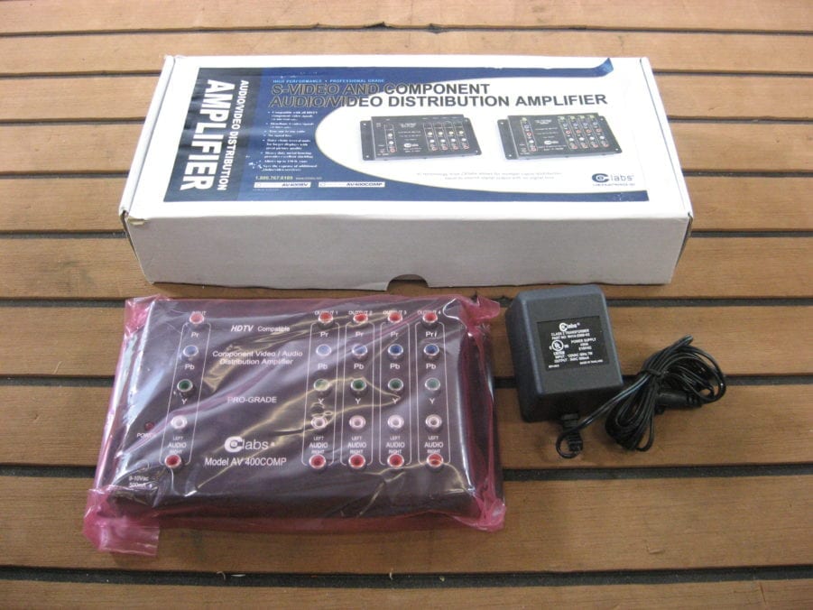 CE Labs AV400COMP Audio/Video Distribution Amplifier - Free US Shipping