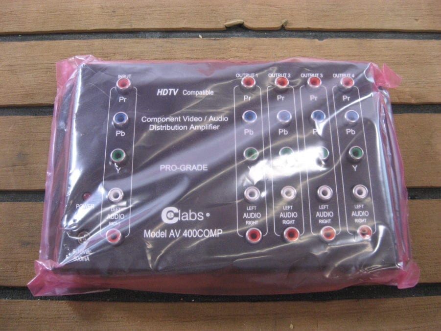 CE Labs AV400COMP Audio/Video Distribution Amplifier - Free US Shipping - Image 4
