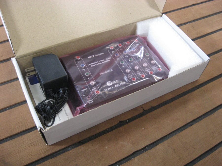 CE Labs AV400COMP Audio/Video Distribution Amplifier - Free US Shipping - Image 3