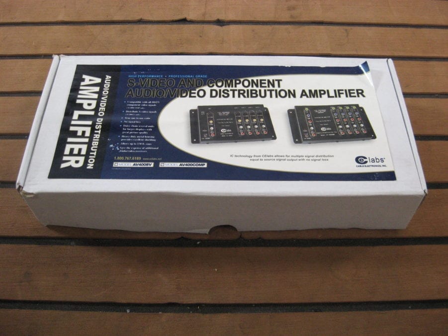 CE Labs AV400COMP Audio/Video Distribution Amplifier - Free US Shipping - Image 2