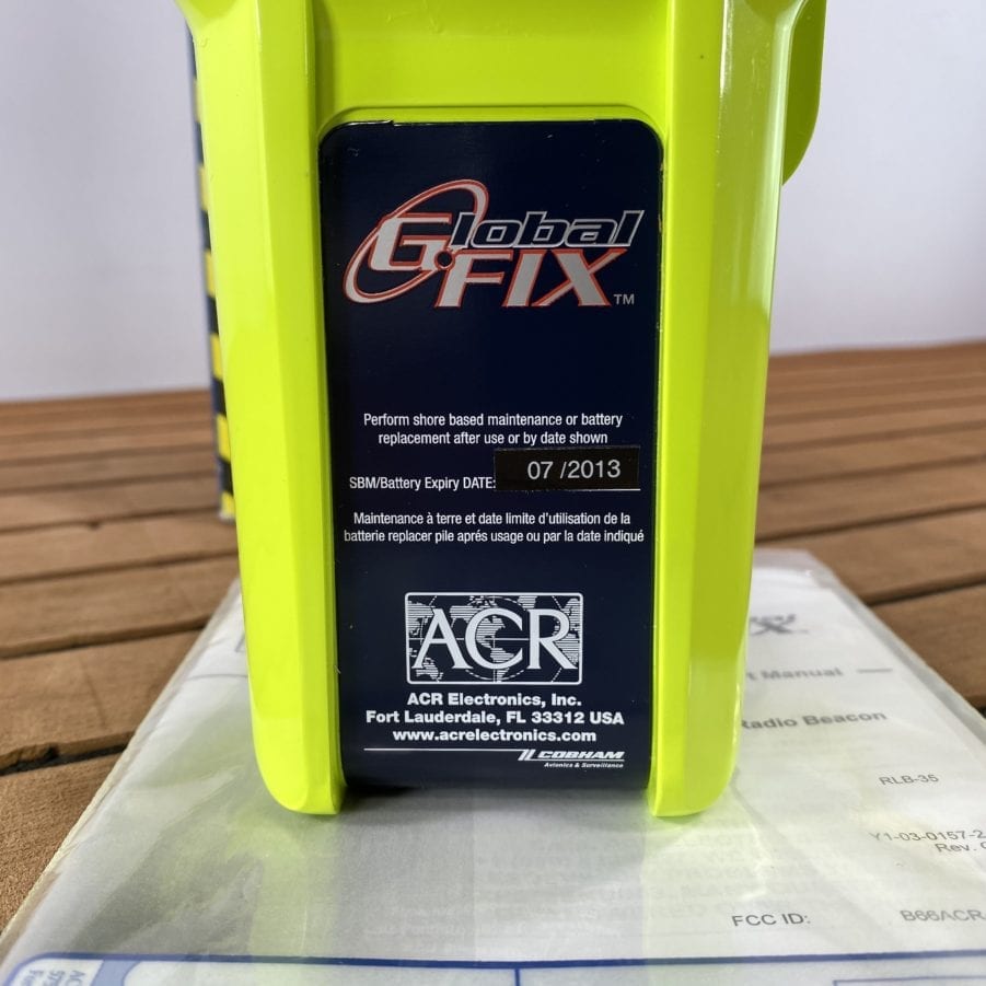 ACR Electronics GlobalFix 406 MHz EPIRB w/ Integral GPS and Bracket CAT 1 EXPIRED - Image 7