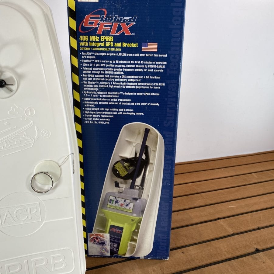 ACR Electronics GlobalFix 406 MHz EPIRB w/ Integral GPS and Bracket CAT 1 EXPIRED - Image 4