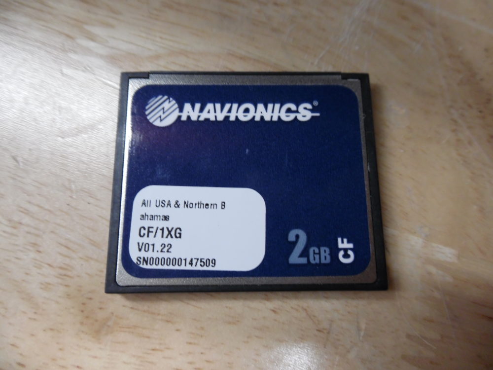Navionics Gold CF Chart Card All USA & Northern Bahamas CF/1XG 2GB