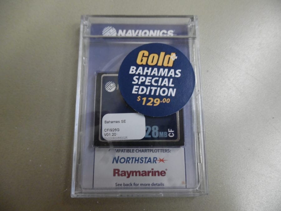 Navionics Gold CF Chart Card Bahamas SE CF/926G 128MB Tested. Max