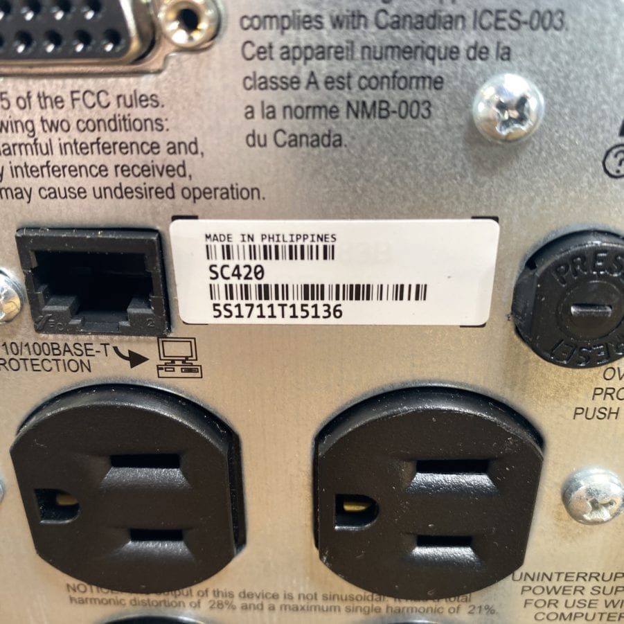 APC Smart-UPS SC 420VA 120V SC420 Uninterrupted Power Supply NOB - Image 4