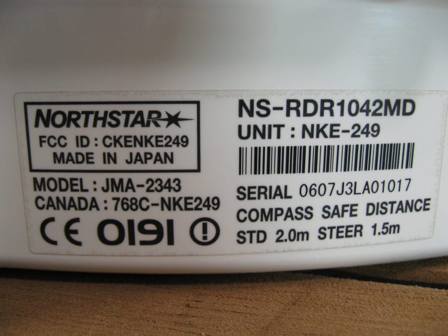 Northstar/Simrad DX64S-1 LRA-2400 4kw HD Digital Radar HDS NSS,NSE,NSO,Evo 1/2/3 - Image 12