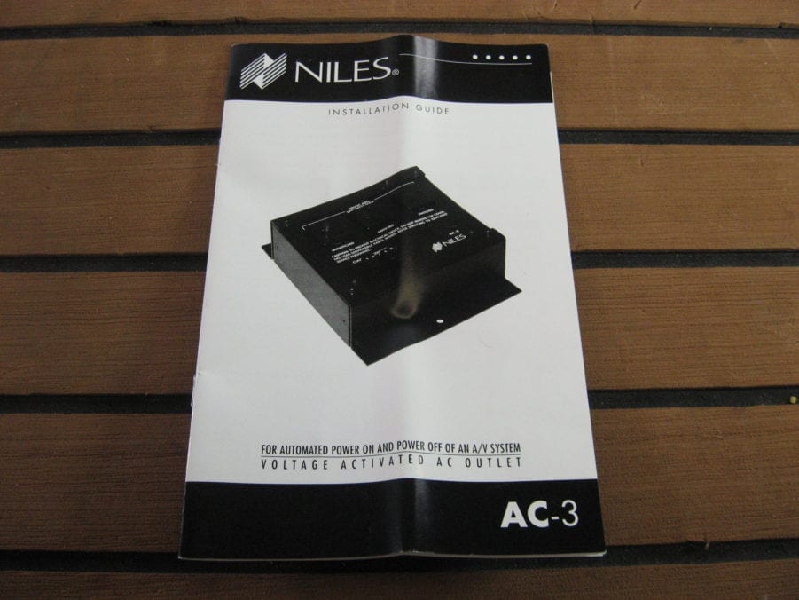 Niles AC-3 Voltage Triggered 3-VAC Outlets Power Strip - Free US Shipping - NEW - Image 6