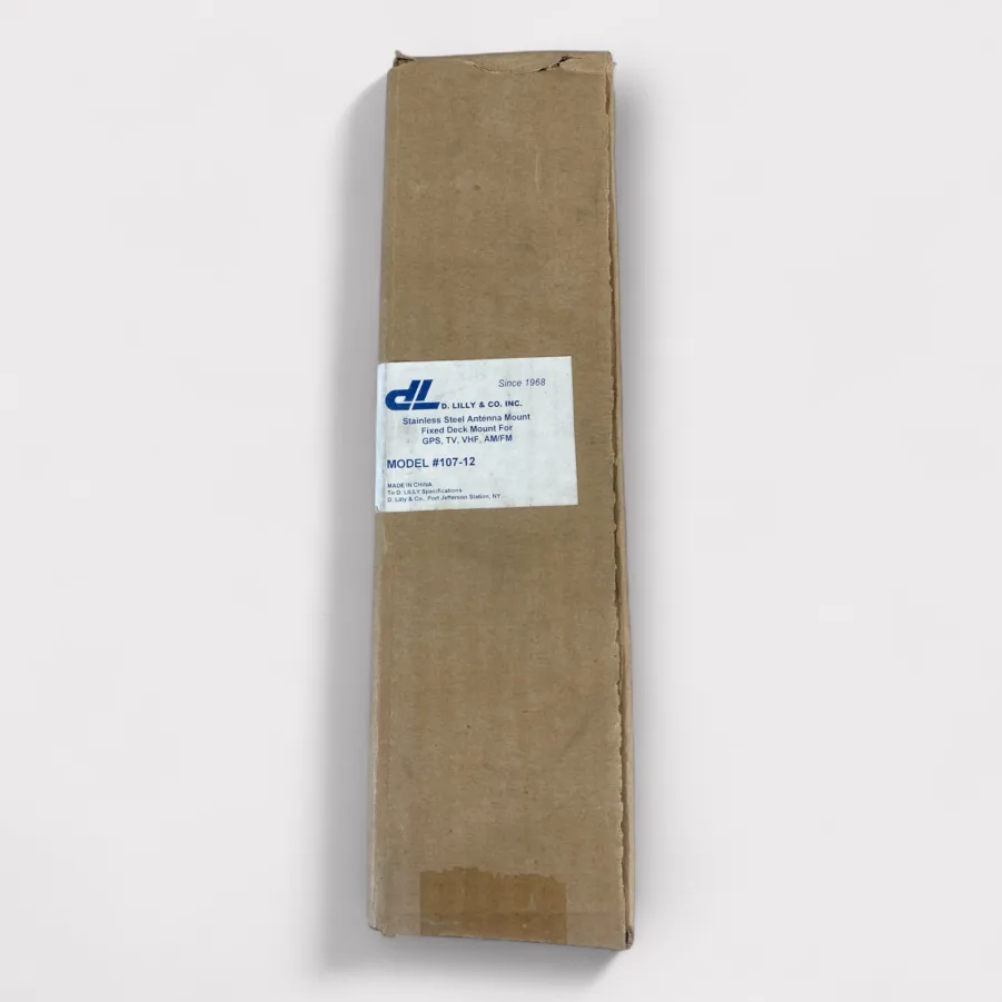 D. Lilly & Company (12") Model 107-12 Stainless Steel Antenna Mount (1"-14 Thread) **New** - Image 2