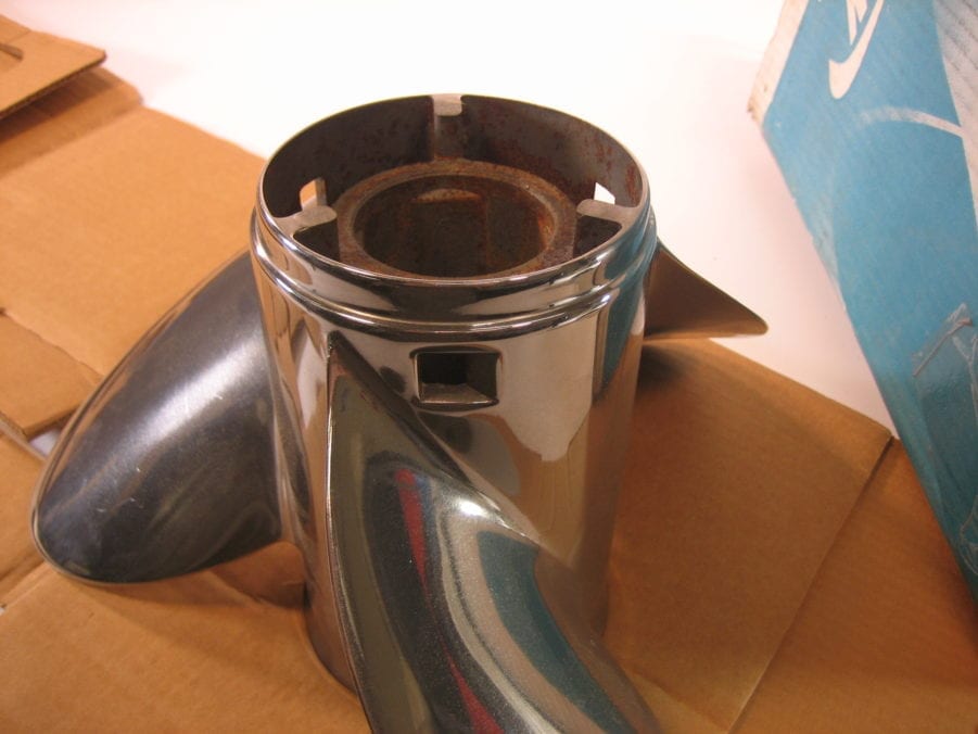 Mercury Typhoon Quicksilver Lightspeed 13 3/4" X 23P LH Counter Prop Propeller - Image 6