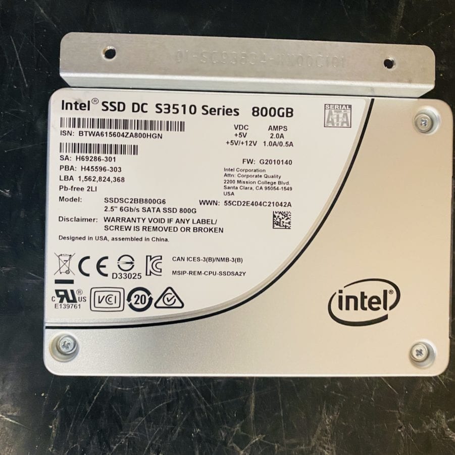 Silicon Mechanics SuperMicro MicroCloud Node Blade 800GB Intel SSD SATA 32GB RAM - Image 7