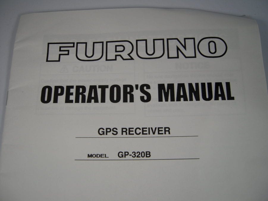 Furuno GPS Receiver GP-320B Operator's   Manual - Free Shipping - Image 2