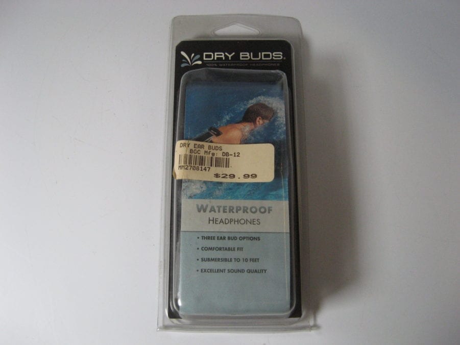 Drycase DB-12 Dry Buds 100% Waterproof Headphones - Free US Shipping