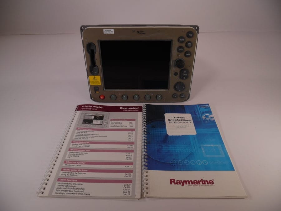Raymarine E80 Classic Display & 2 Manuals E02011 - Good Condition 90 Day Warr!