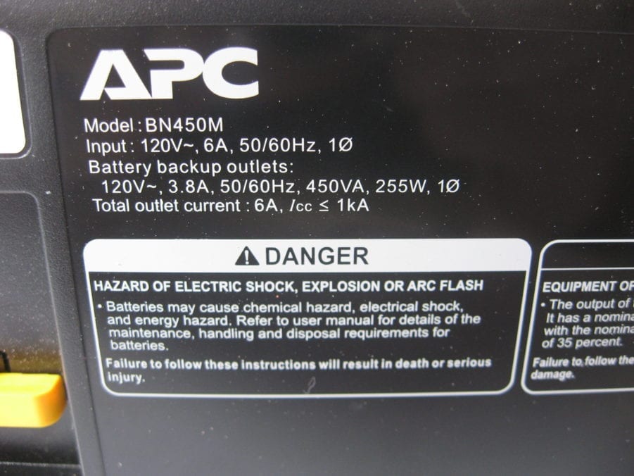 APC Back-UPS 450 Battery & Surge Protector - Free US Shipping - Image 6
