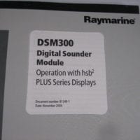 Raymarine DSM300 Digital Sounder Module f/hsb2+Series Displays Owner's Manual