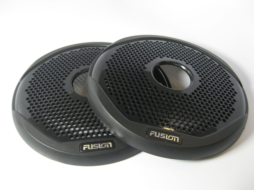 Set of 2 Fusion Marine Speaker Grilles for Fusion MSFR6021 6 Inch