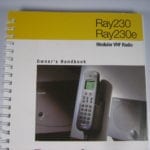 Raytheon Ray 230 Ray230E Modular VHF Radio Owner's Handbook - Free Shipping - Image 3