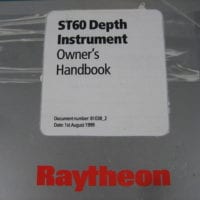 Raytheon ST60 Depth Instrument -- Owner's Handbook - Free Shipping