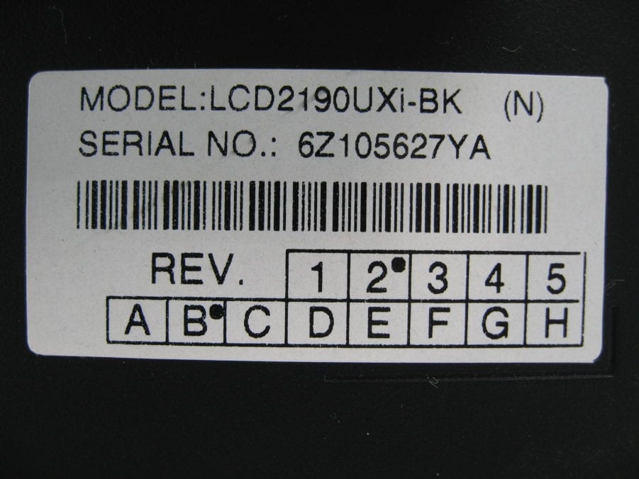 NEC 21.3" LCD Monitor - MultiSync LCD2190UXi-BK - Image 7