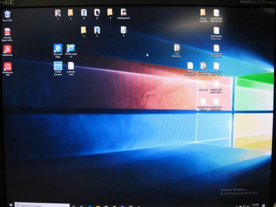 NEC 21.3" LCD Monitor MultiSync LCD2190UXi-BK 100/240VAC - Image 2