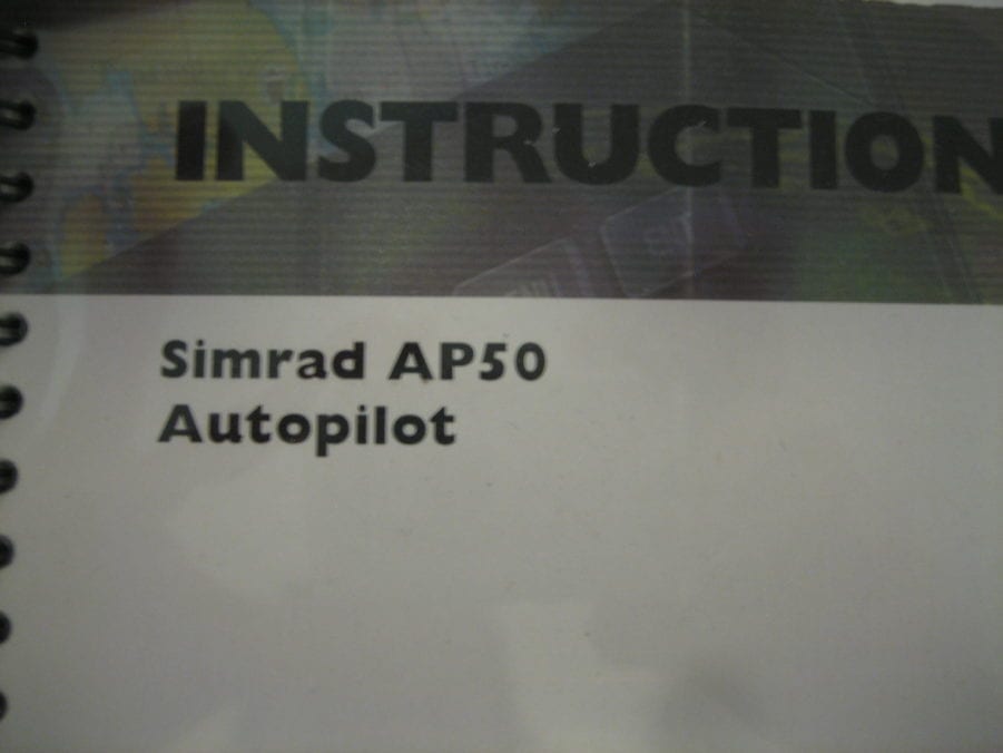 Simrad AP50 Autopilot Instruction Manual - Free Shipping