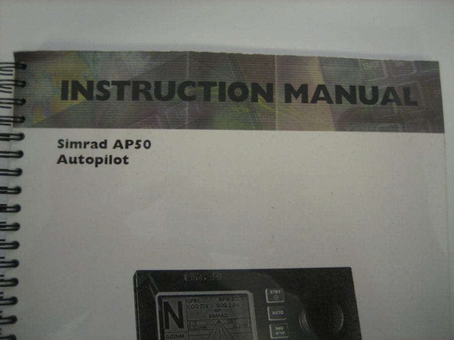 Simrad AP50 Autopilot Instruction Manual - Free Shipping - Image 2