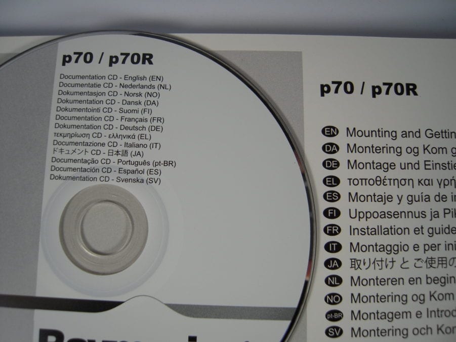 Raymarine p70 /p70R Autopilot Control Head Mounting Instructions and CD - Image 3