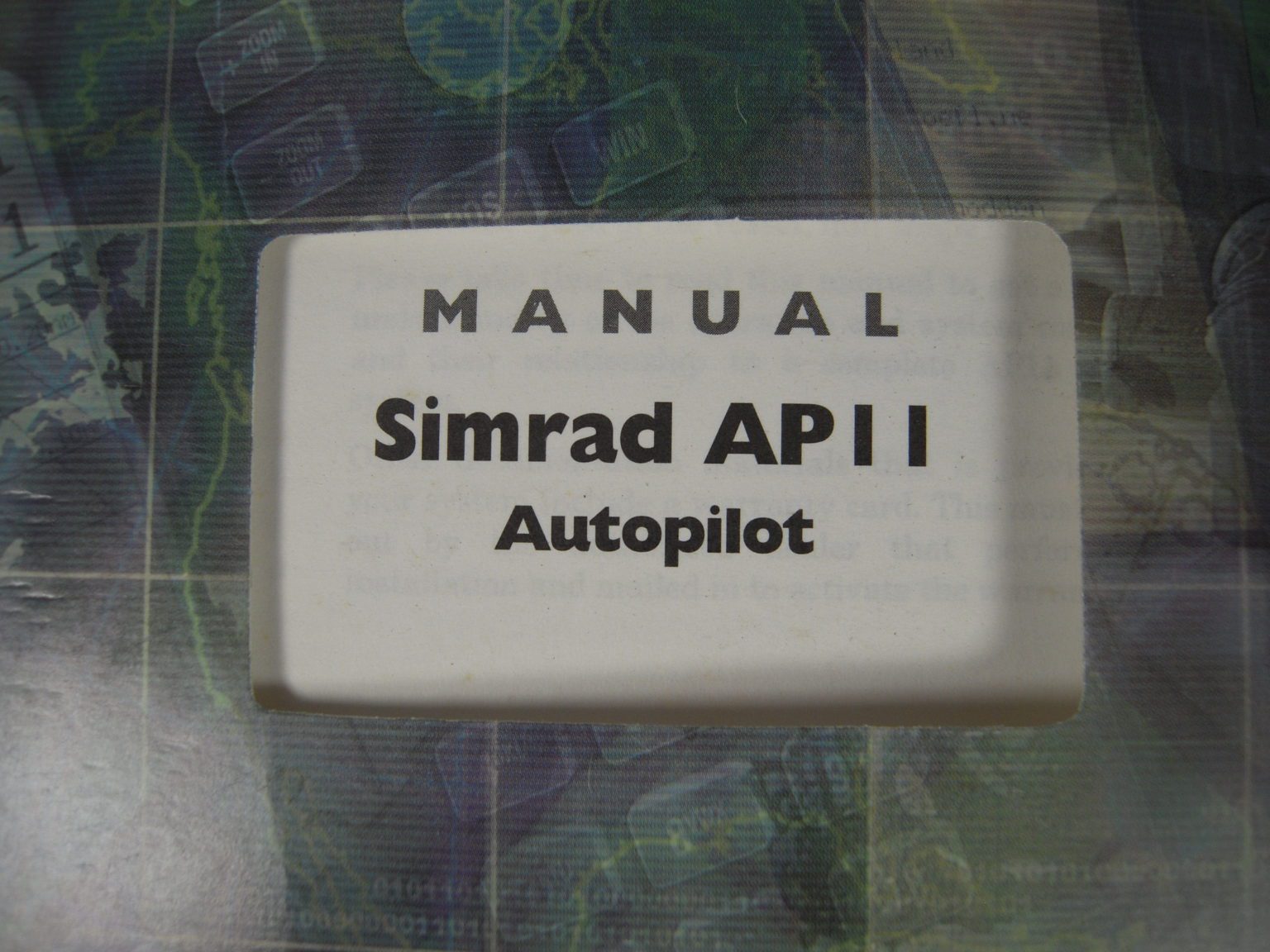 Simrad AP11 Autopilot Owner's Manual Free Shipping Max Marine