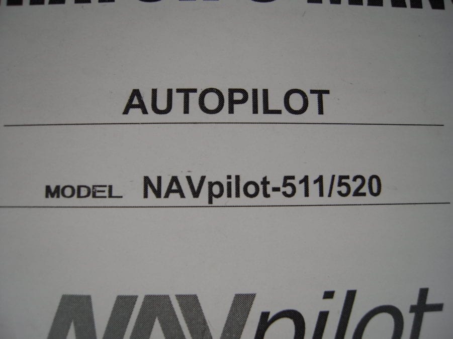 Furuno Autopilot NAVpilot 511/520  Operator's Manual