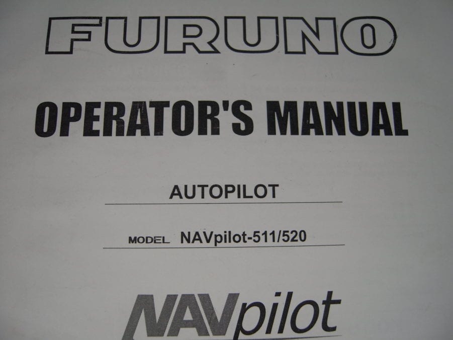 Furuno Autopilot NAVpilot 511/520  Operator's Manual - Image 3
