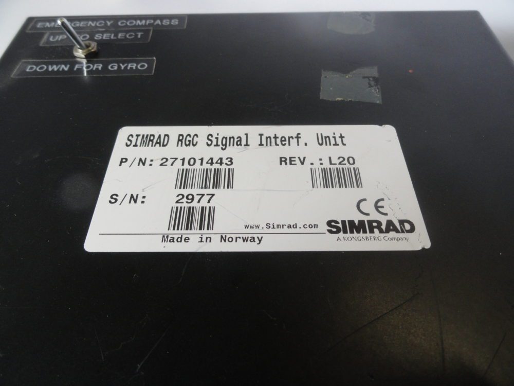 Simrad 27101443 RGC Signal Interface Unit Free US Shipping Max