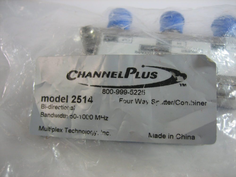 Channel Plus **NEW 2514** Bi-Directional Coax Splitter Combiner 50-1000 ...