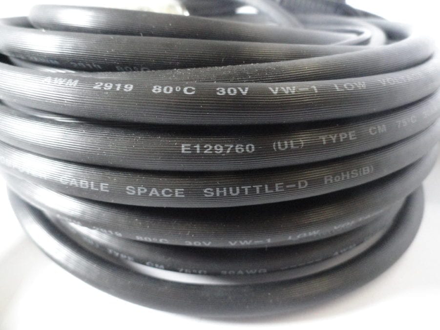 Space Shuttle-D E129760 Type CM Low Voltage Computer Cable - Image 3