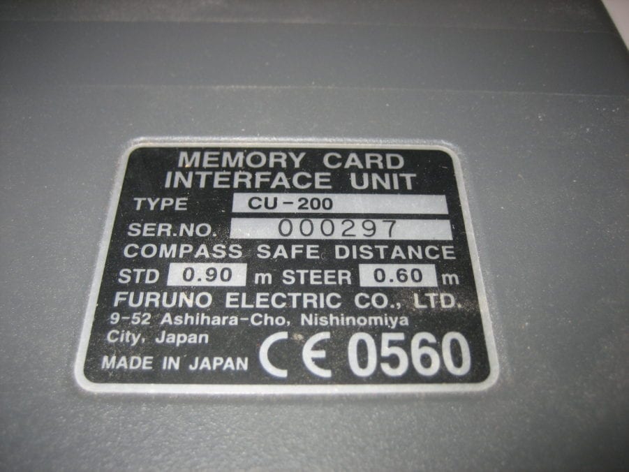 Furuno CU-200 Memory Card Interface Unit - Includes a mapping card - Image 4