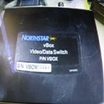 Northstar VBOX Video Data Switch f/ Northstar 1202 display TESTED WORKING - Image 3