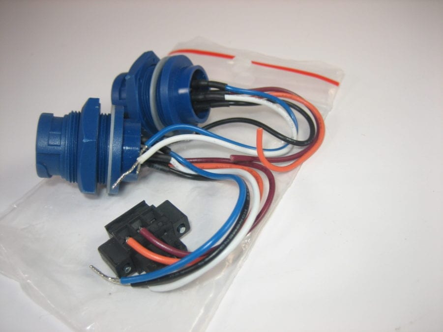 Simrad BSM-2/3 Broadband Sounder **BLUE TRANSDUCER CONNECTOR BULKHEAD PLUGS** - Image 4