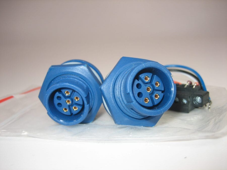 Simrad BSM-2/3 Broadband Sounder **BLUE TRANSDUCER CONNECTOR BULKHEAD PLUGS**